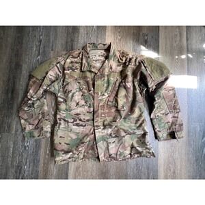 Military OCP Multicam Combat Coat Mens Large Camo Tactical Field Jacket Ripstop